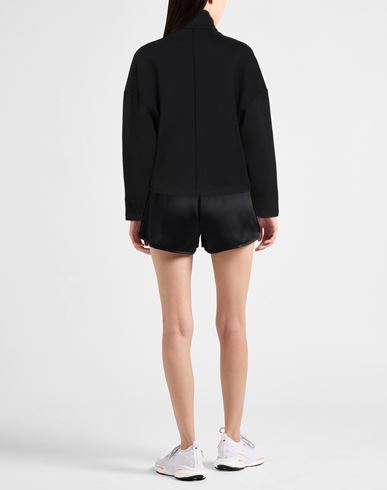 Woman Sweatshirt Charcoal Size S Cotton