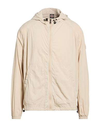 Man Jacket Beige Size L Polyamide