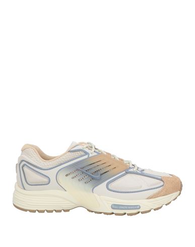 Man Sneakers Ivory Size 9.5 Leather, Textile fibers