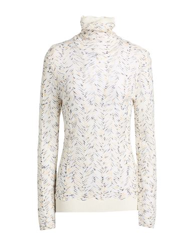 Woman Turtleneck Beige Size 0 Wool, Viscose