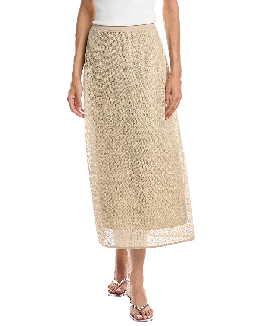 Floral Lace Midi Skirt