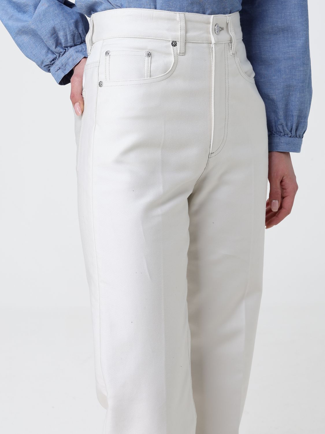 A. P.C. Jeans Woman color White
