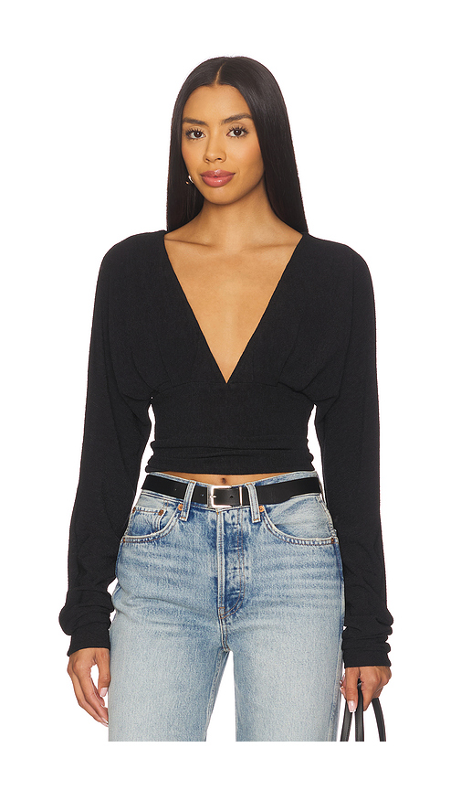 Superdown cece dolman sleeve top en black en color negro XS también en L, M, S