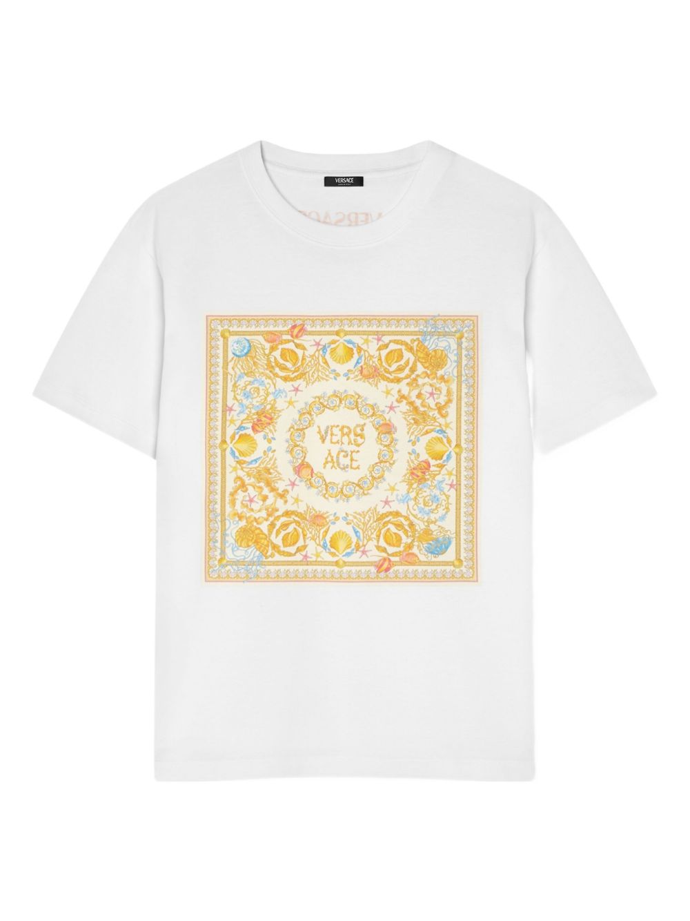Versace Underwater Barocco T-Shirt - White