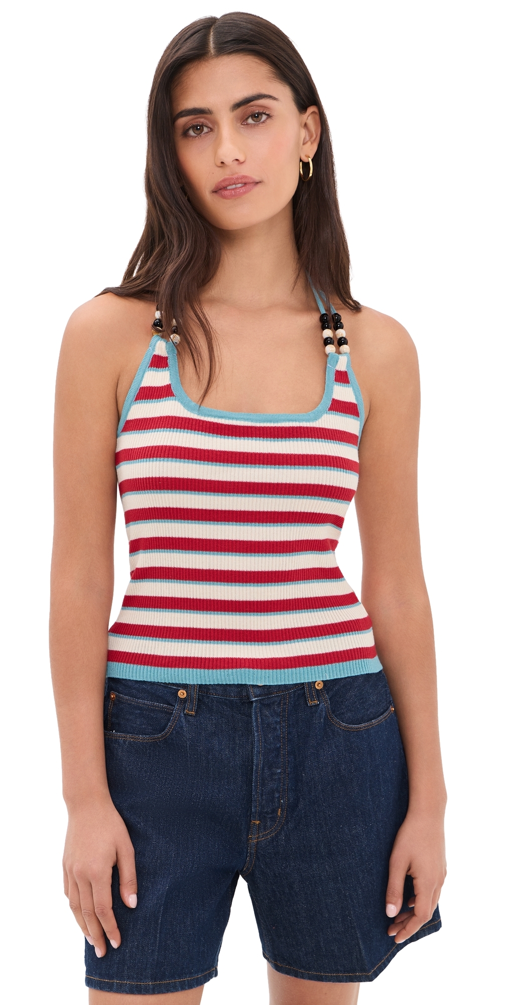 Striped Halter Top