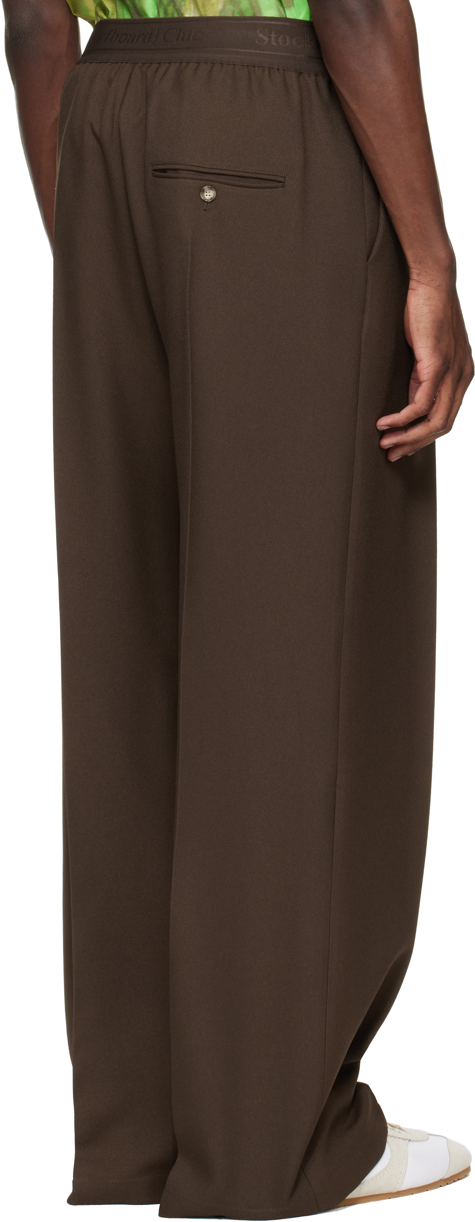 Brown Relaxed Fit Trousers