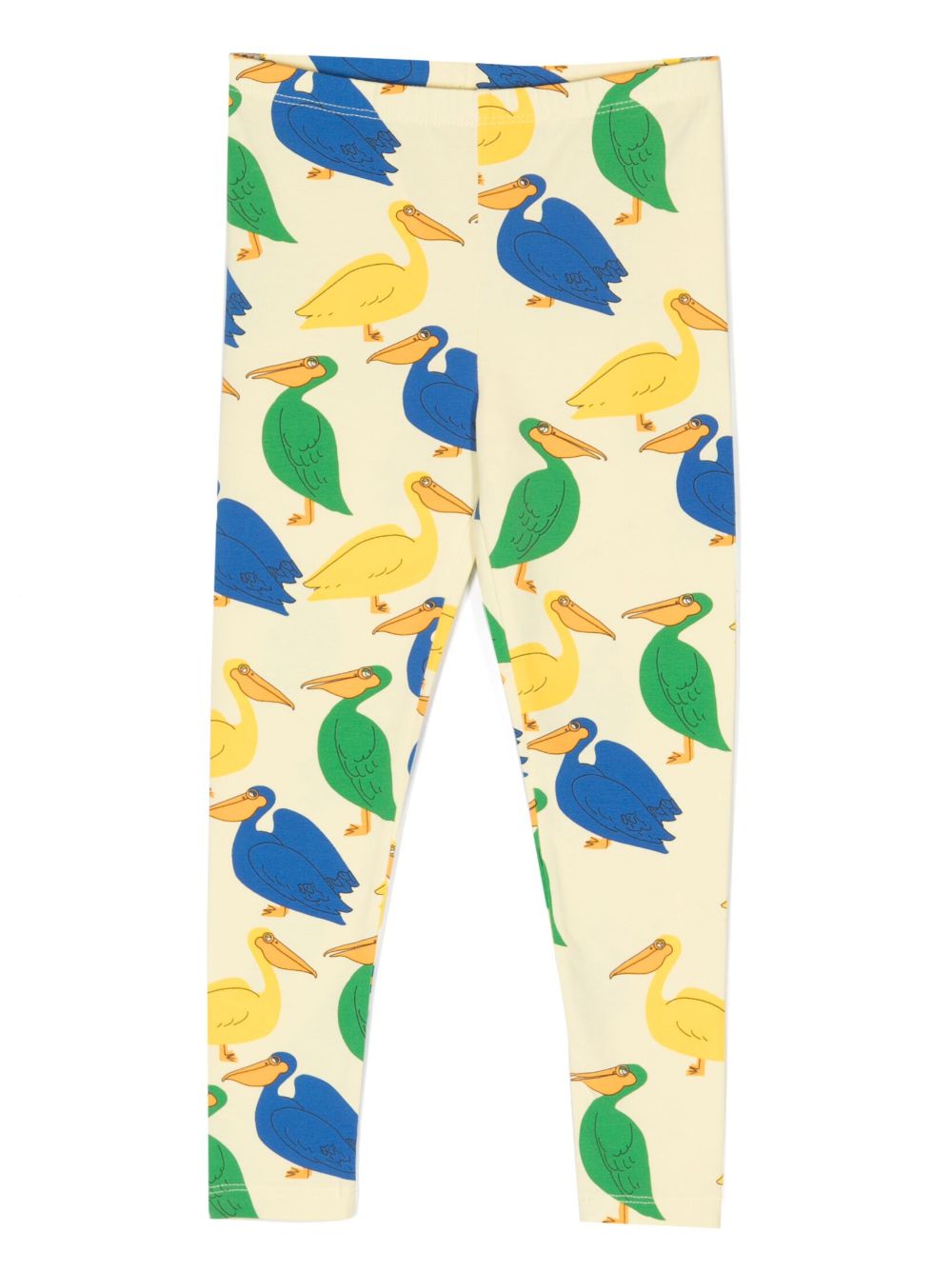 Pelican print leggings - Yellow