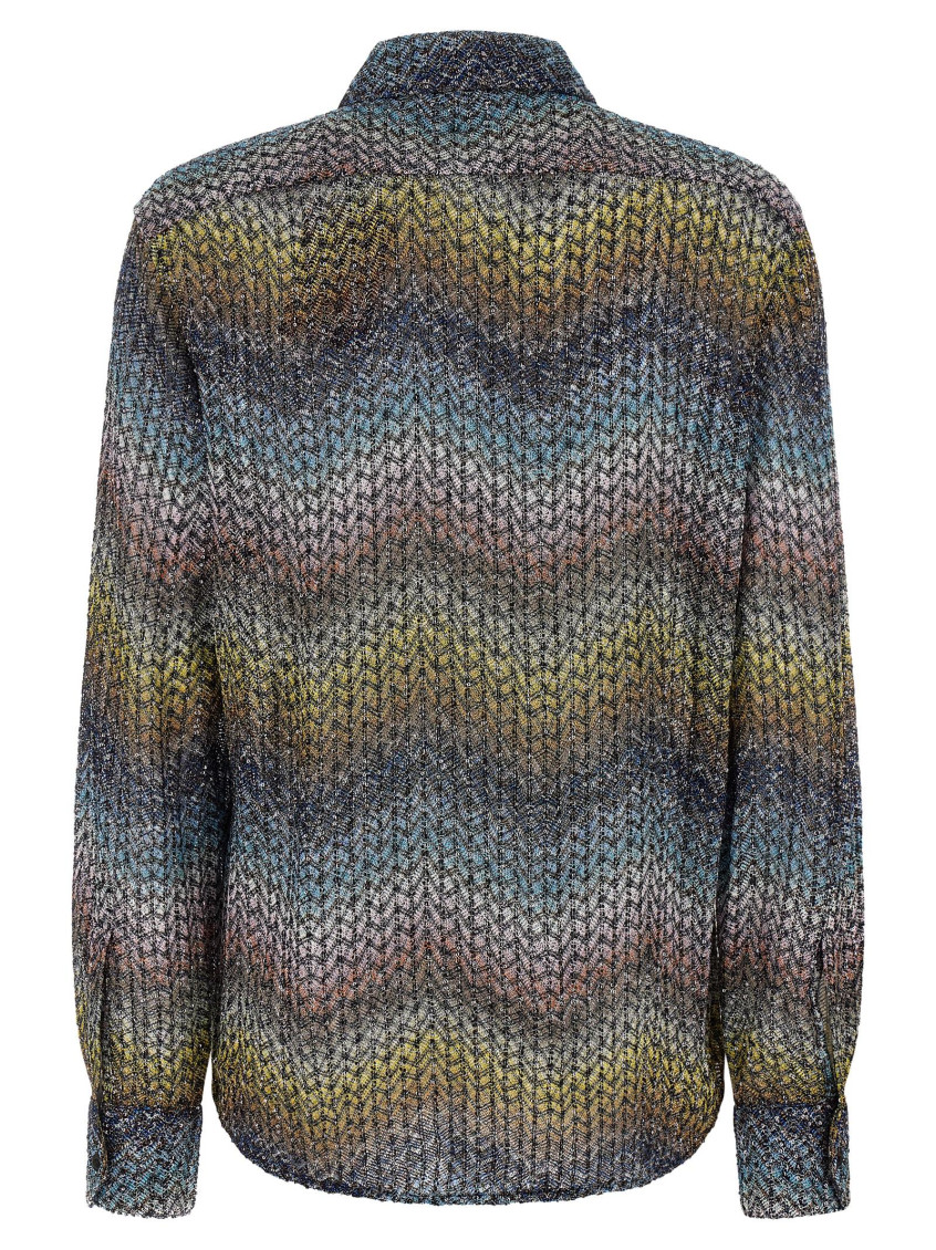 Lamé Viscose Shirt