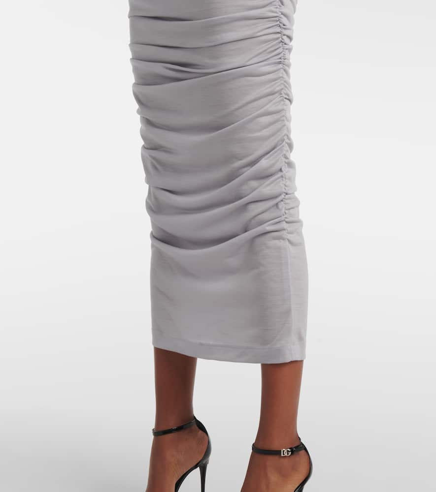Wool midi dress