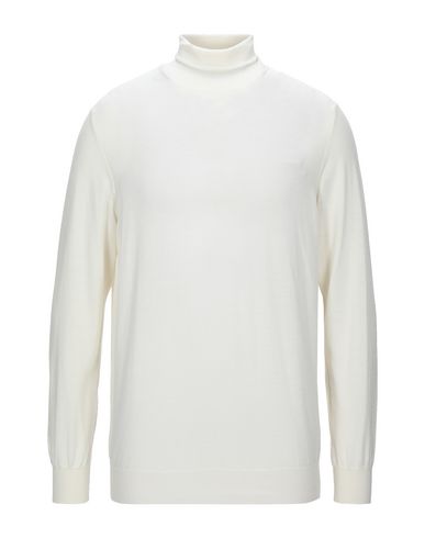 Man Turtleneck Ivory Size 44 Super 140s Wool