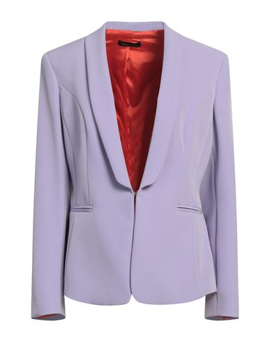 Woman Blazer Lilac Size 6 Polyester, Elastane