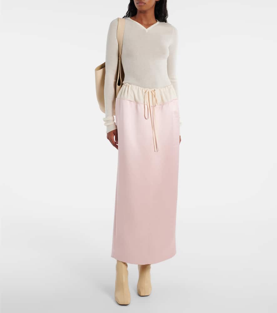 Tania ribbed-knit wool-blend top
