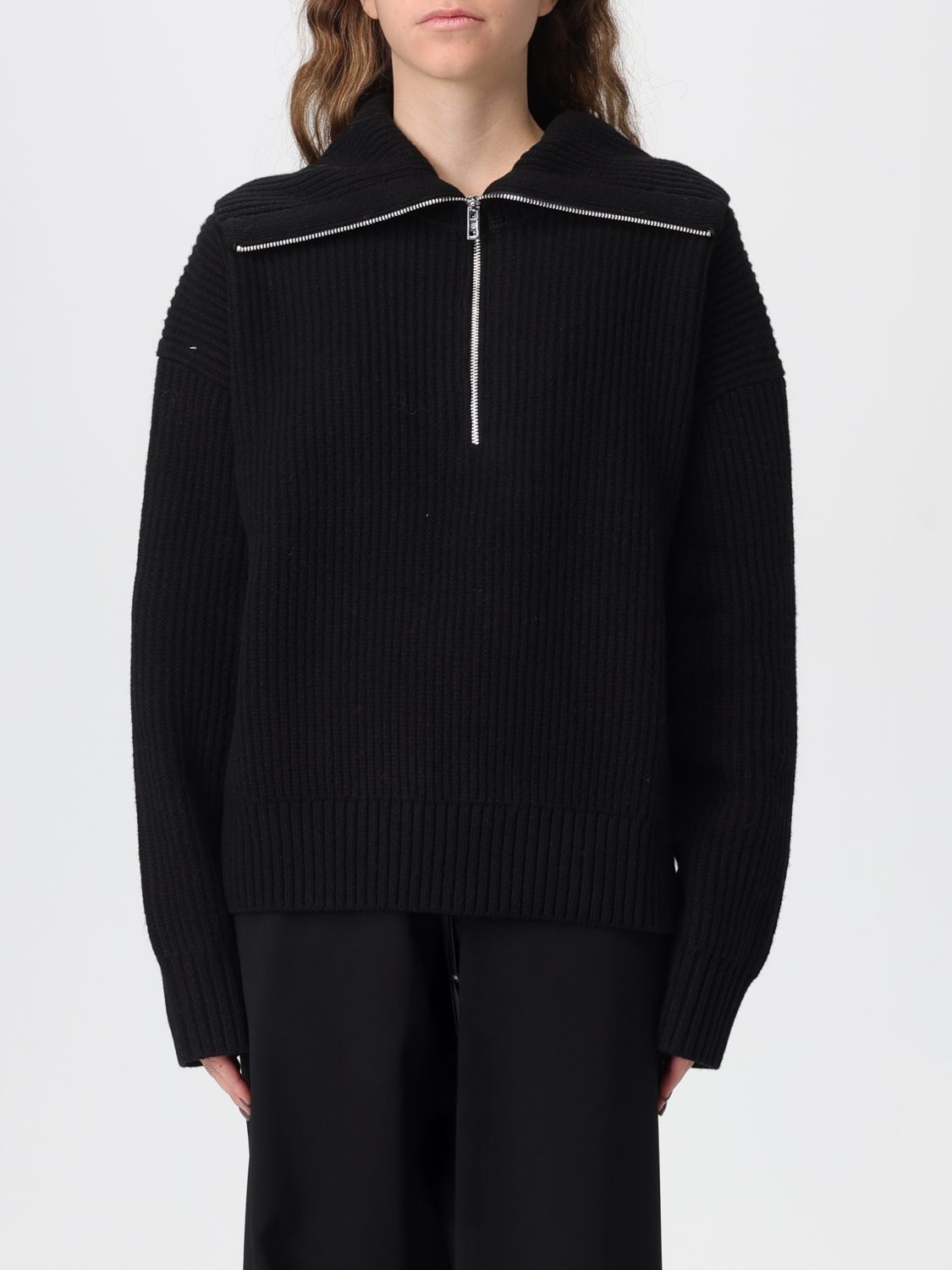 Sweatshirt Woman color Black