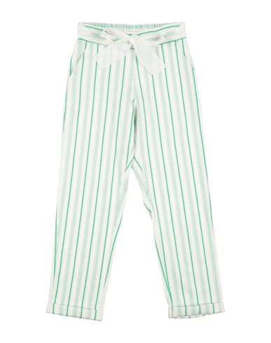 Kid Girl Pants Green Size 10 Viscose, Polyester, Elastane