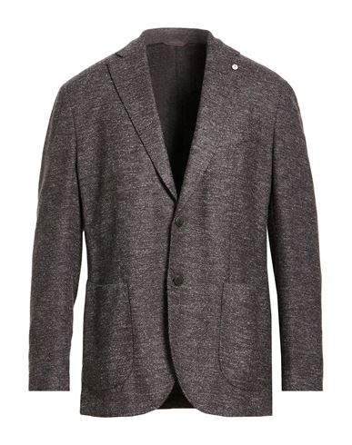 L. b.m. 1911 Man Blazer Charcoal Size 42 Wool, Polyester, Polyamide, Viscose