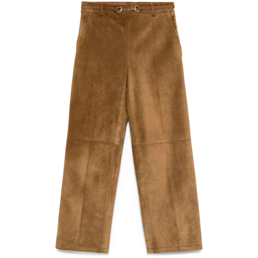 Suede Pants