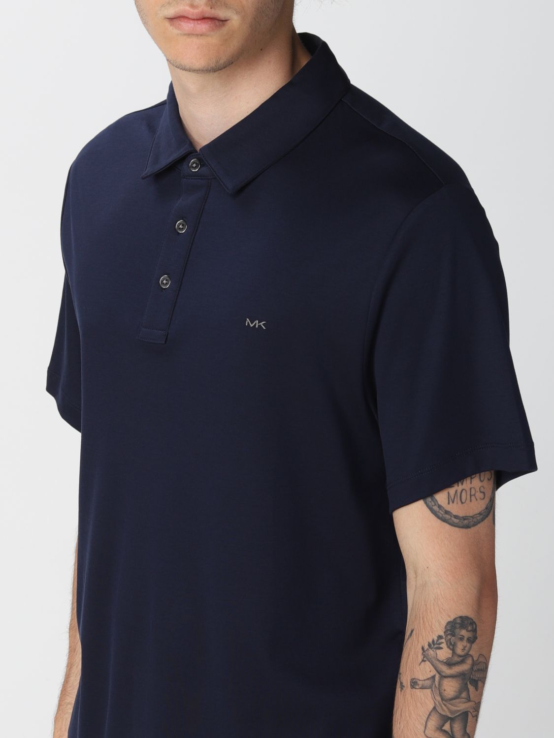 Polo Shirt Men color Blue