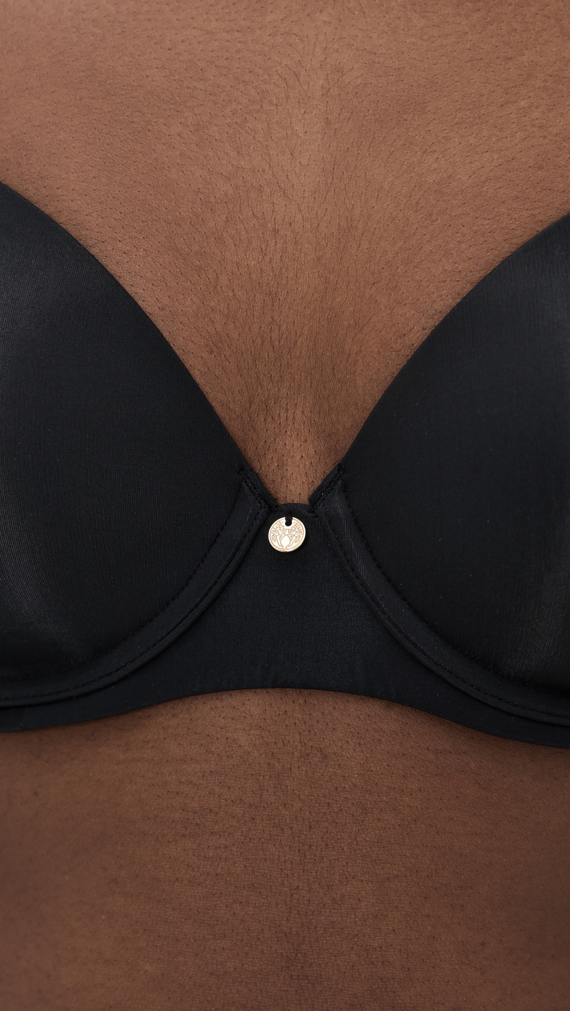 Natori Cloud Comfort Back Smoothing T-Shirt Bra Black 36DDD