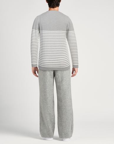 Man Sweater Light grey Size S Cotton