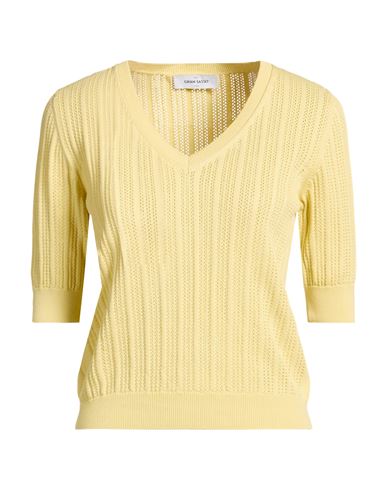 Woman Sweater Mustard Size 6 Cotton