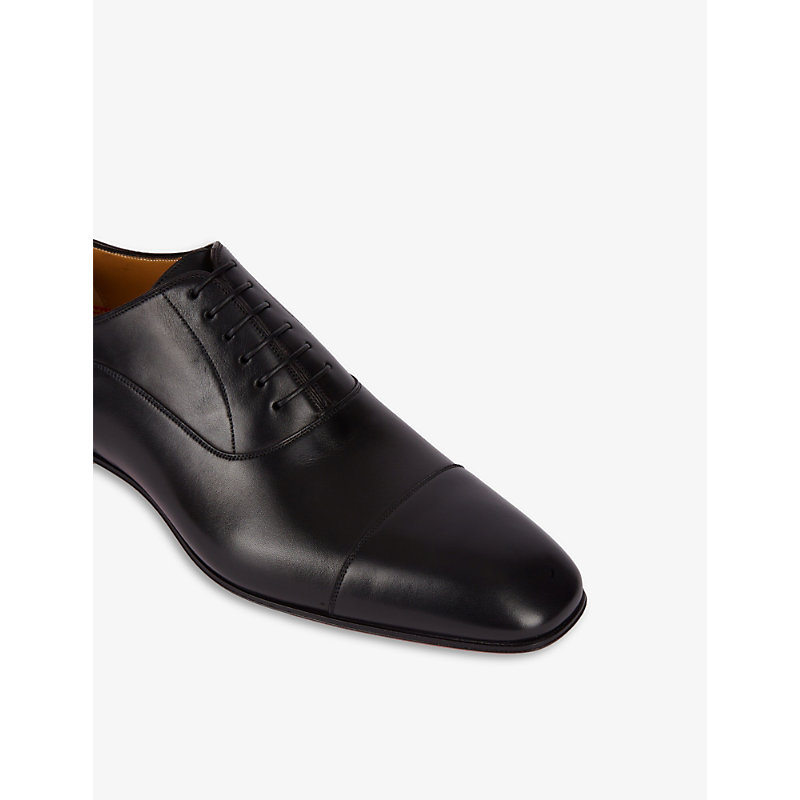 Mens Black Greggo Flat Calf p