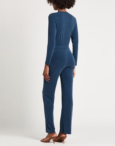 Woman Jumpsuit Slate blue Size 1 Cupro, Elastane