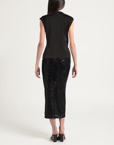 Woman Top Black Size M EcoVero viscose, Rayon, Elastane