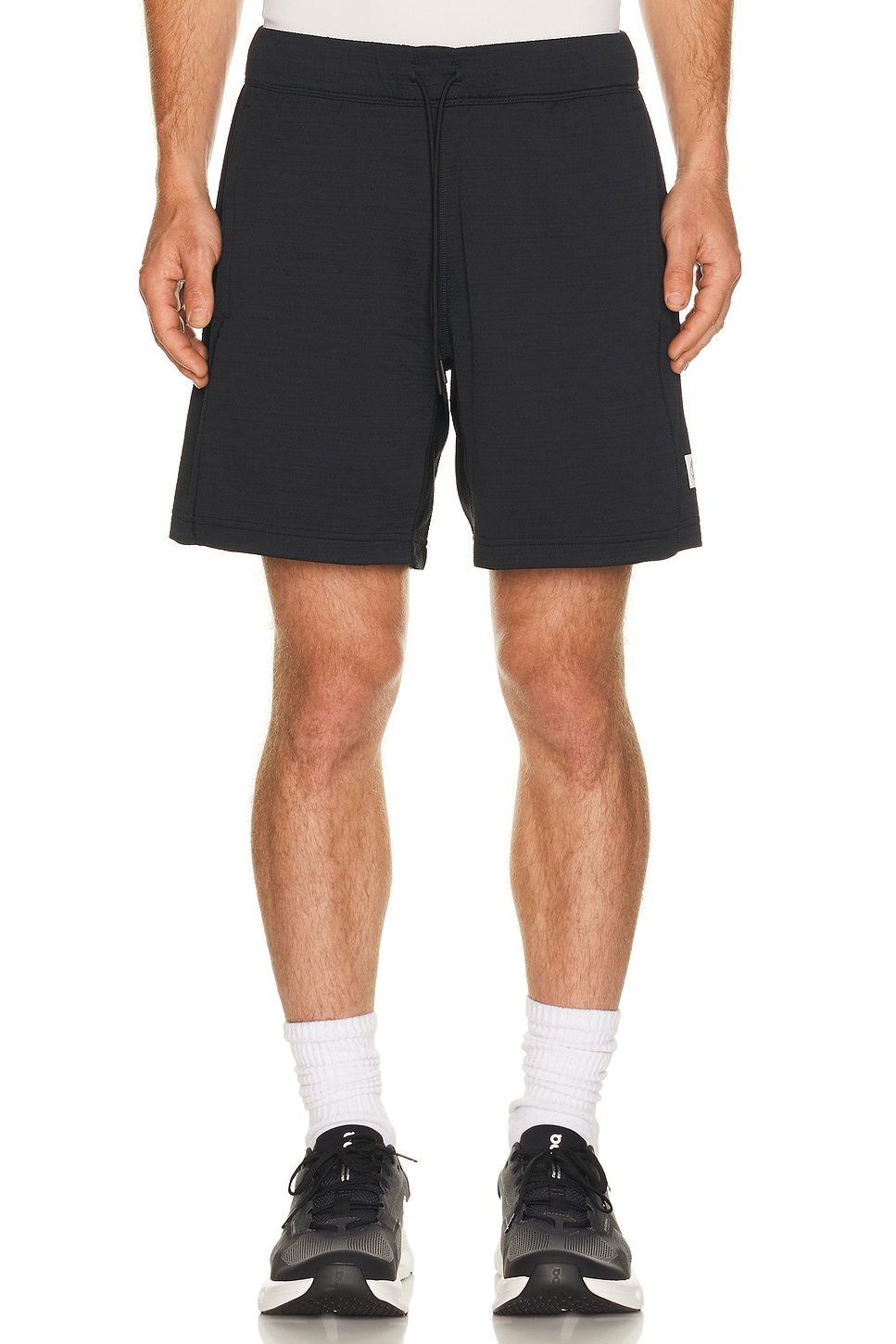 Reigning Champ Solotex Mesh Tiebreak Standard Short Heather Black - Black. M also in L, XL/1X