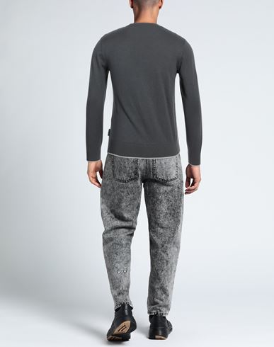 Man Sweater Charcoal Size XS Cotton, Cashmere, Polyamide, Elastane