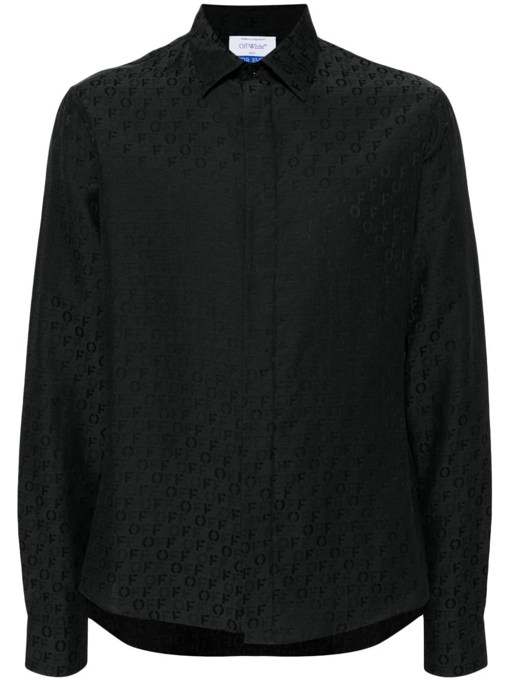 Silk-cotton shirt - Black