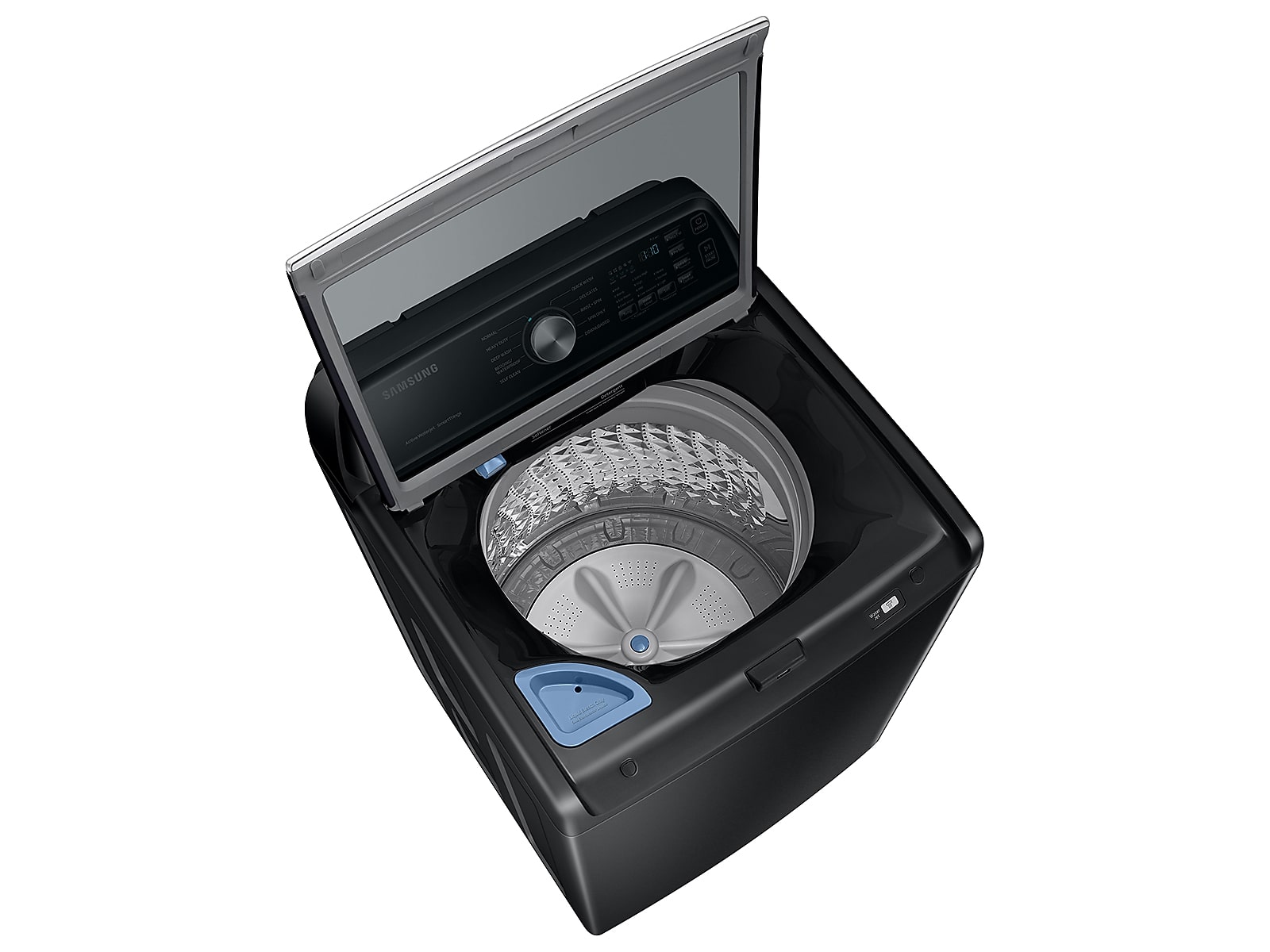 4.6 cu. ft. Large Capacity Smart Top Load Washer with ActiveWave™ Agitator and Active WaterJet in Brushed Black(WA46CG3505AVA4)