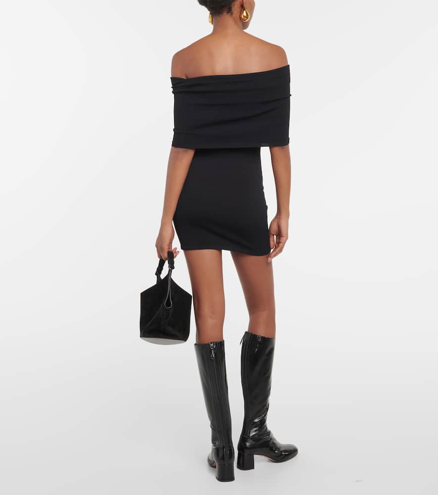 Off-shoulder minidress