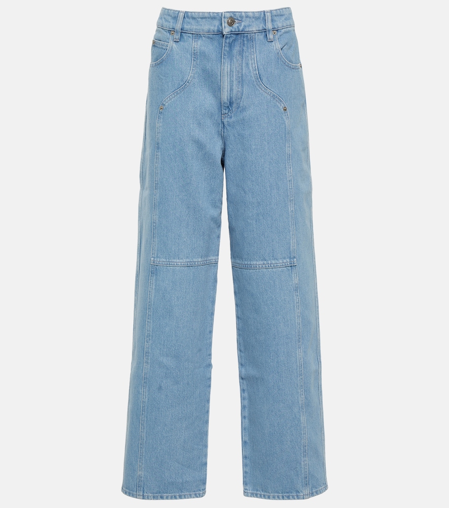 Marant Etoile Valeria mid-rise straight jeans