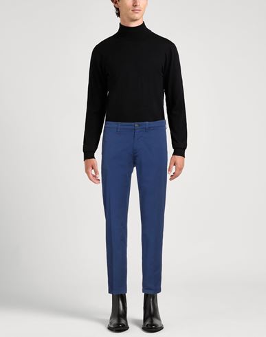 Re_hash Man Pants Blue Size 32 Cotton, Elastane