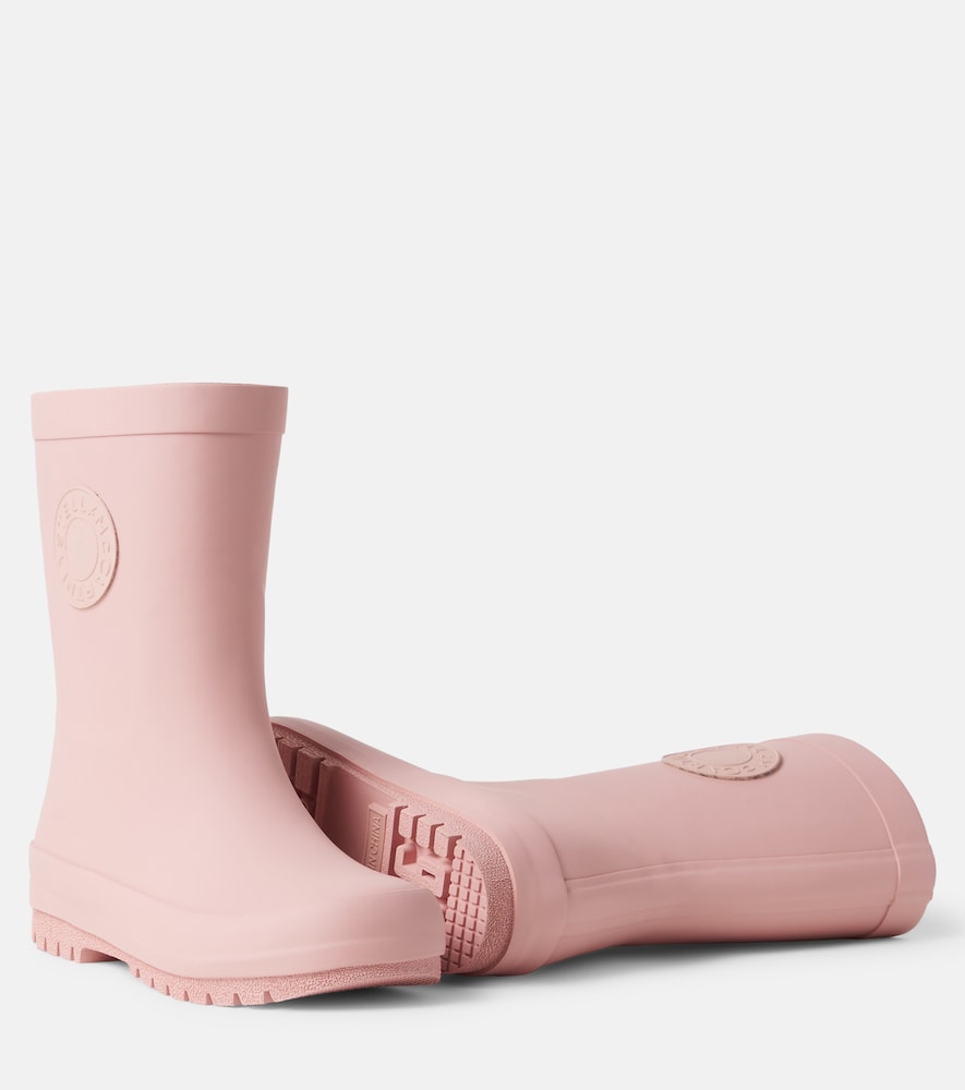 Logo rain boots