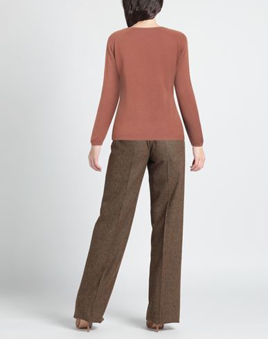 Woman Sweater Brown Size L Viscose, Modal, Nylon