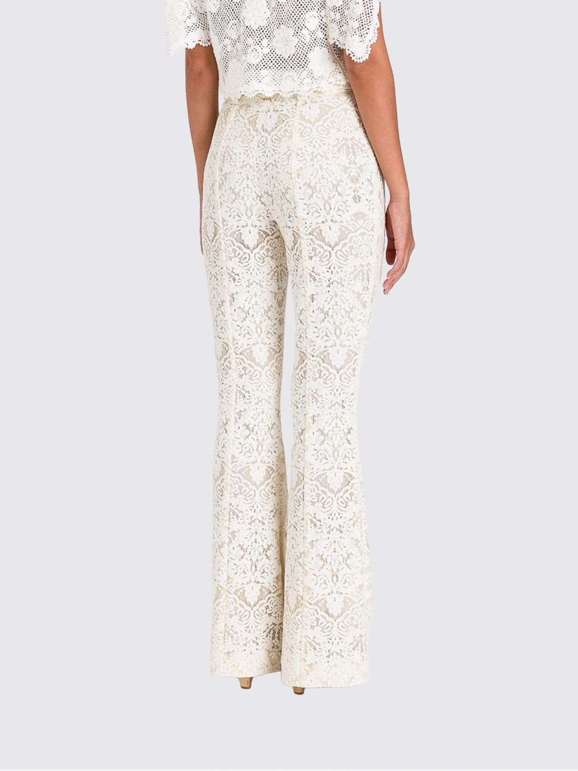 Pants Woman color Pearl