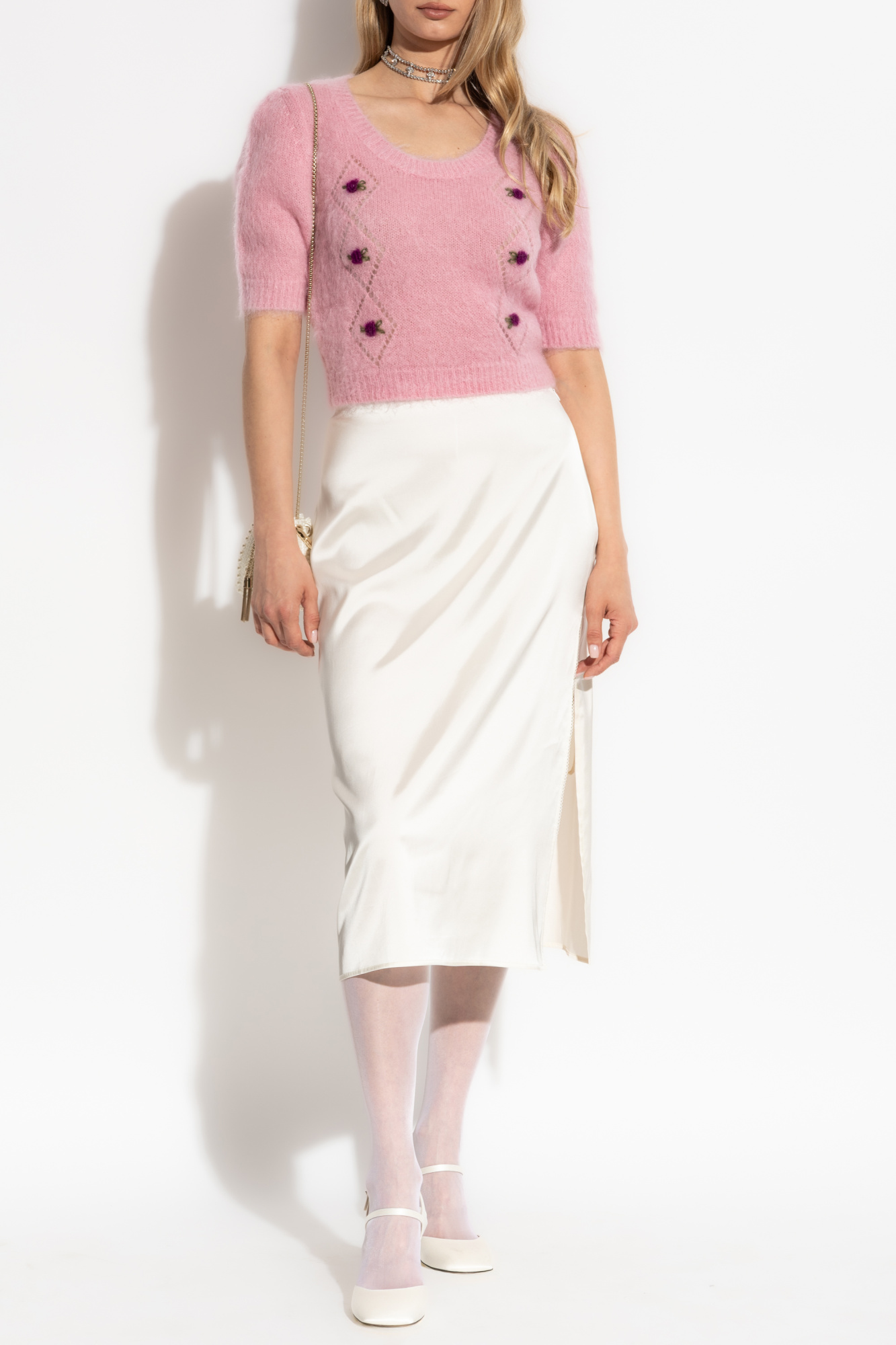 Short Sweater, Women's, Pink