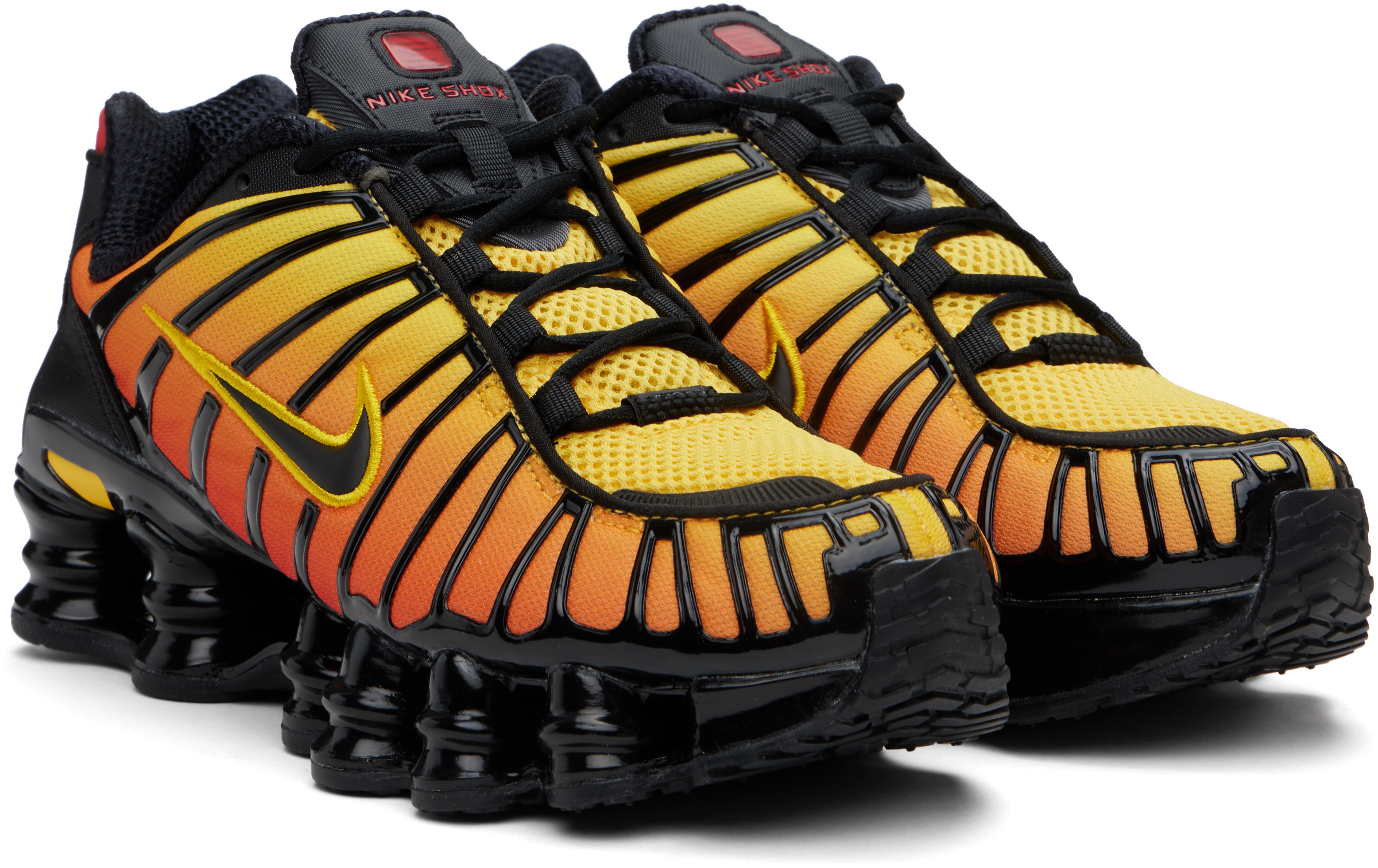 Orange & Black Shox TL Sneakers
