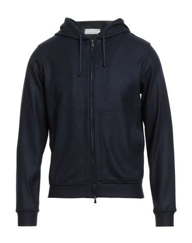 Man Sweatshirt Midnight blue Size 36 Merino Wool