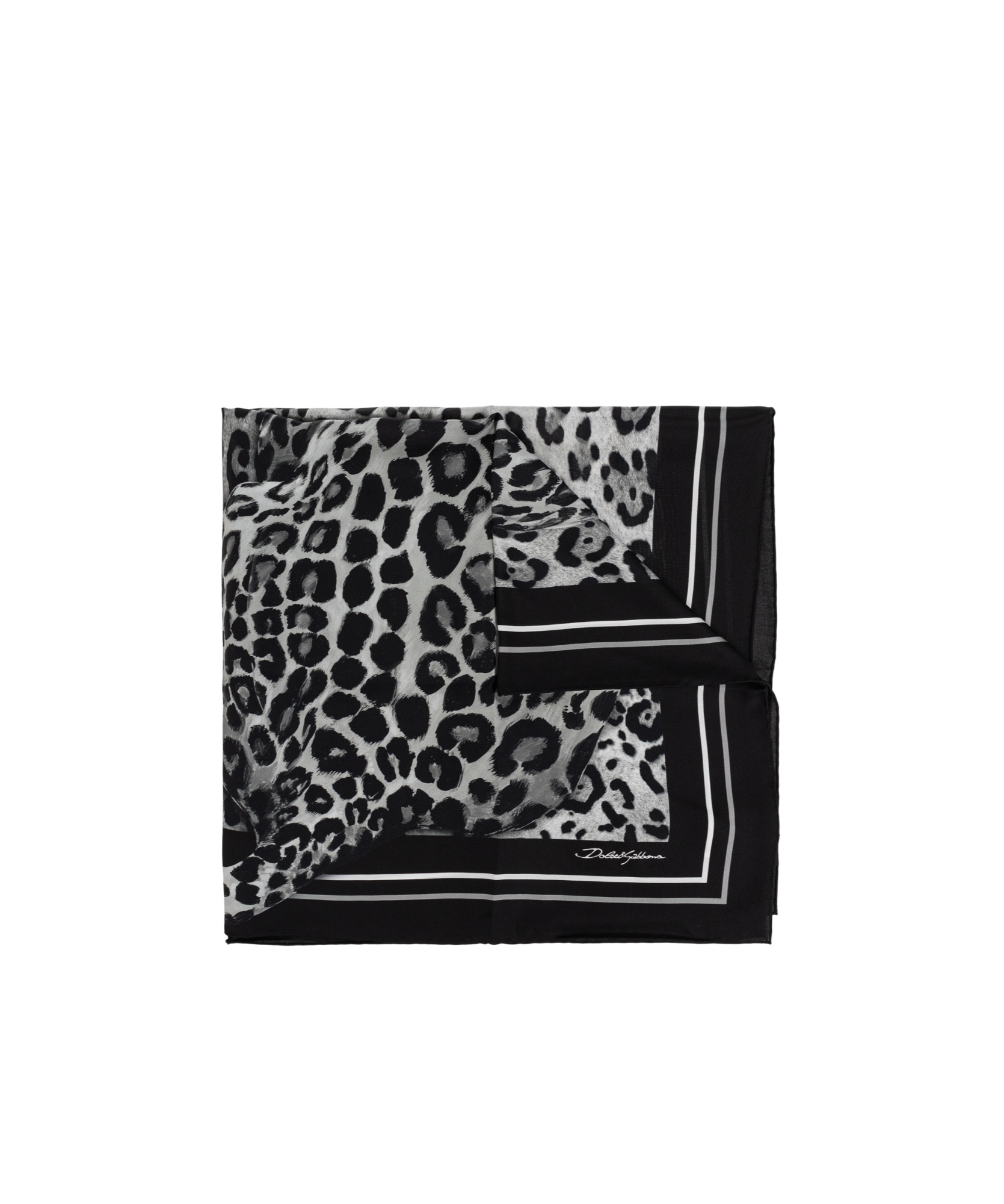 Leopard-print scarf