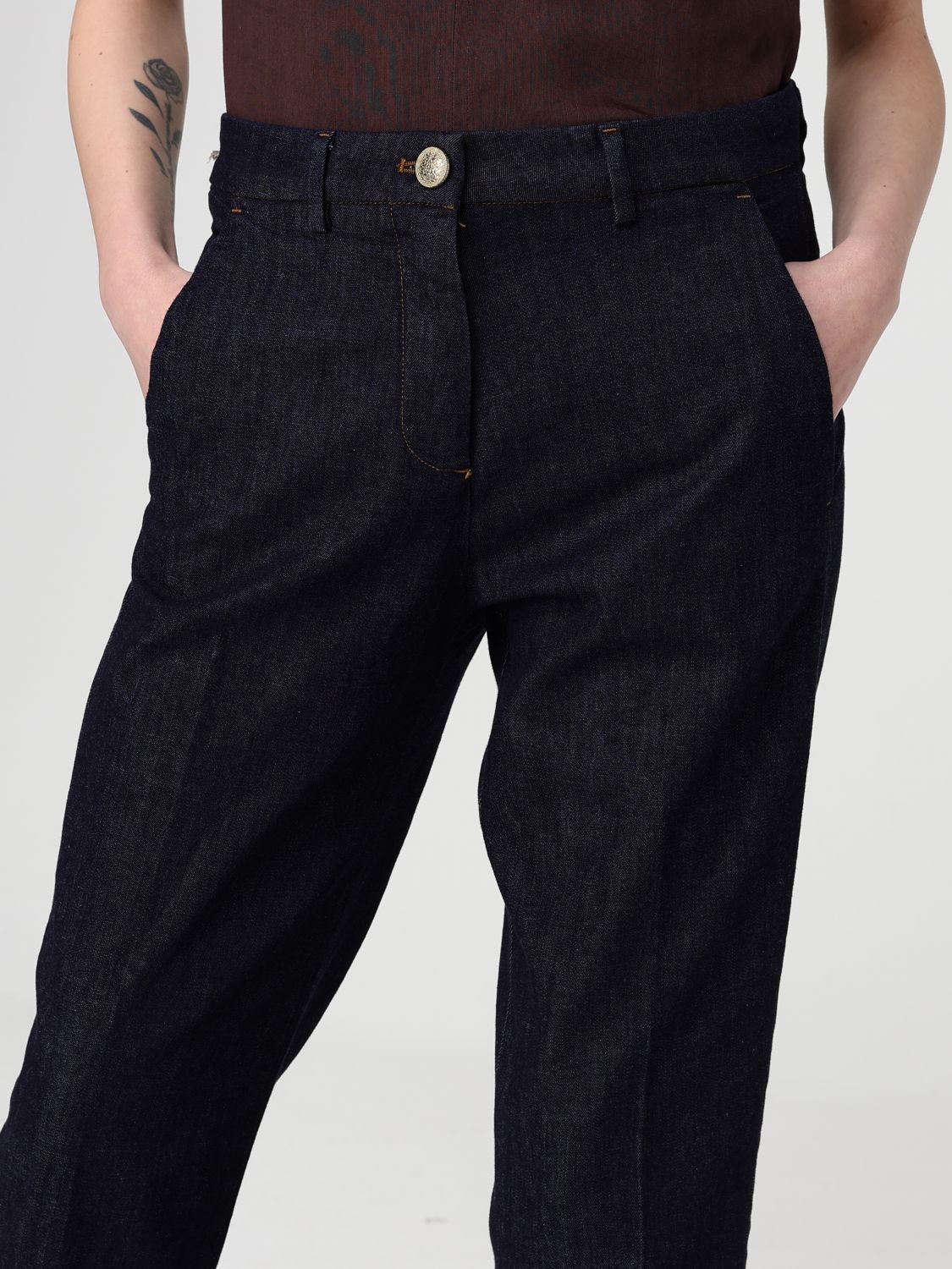 Pants Woman color Navy