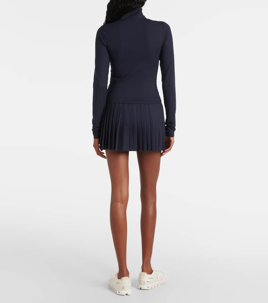 Cropped jacquard top