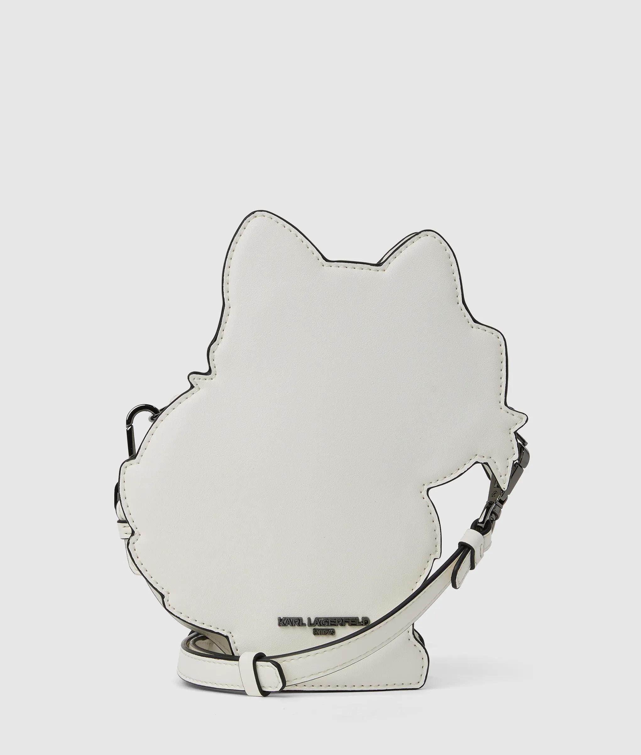 Karl Lagerfeld - Ikon Choupette Tasche Für Mädchen, Weiss, Größe: One