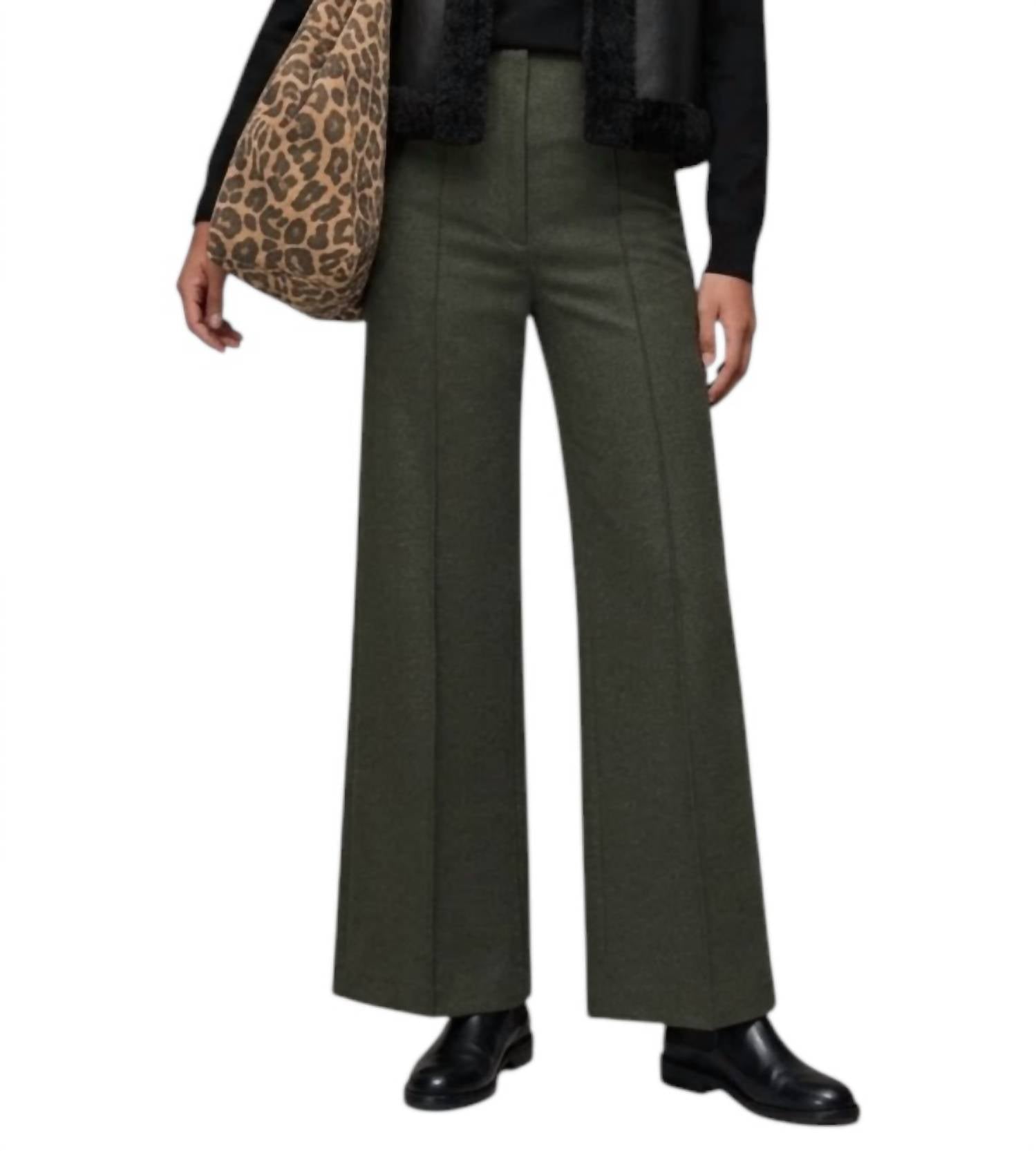 Faru Wide Leg Pants In Khaki