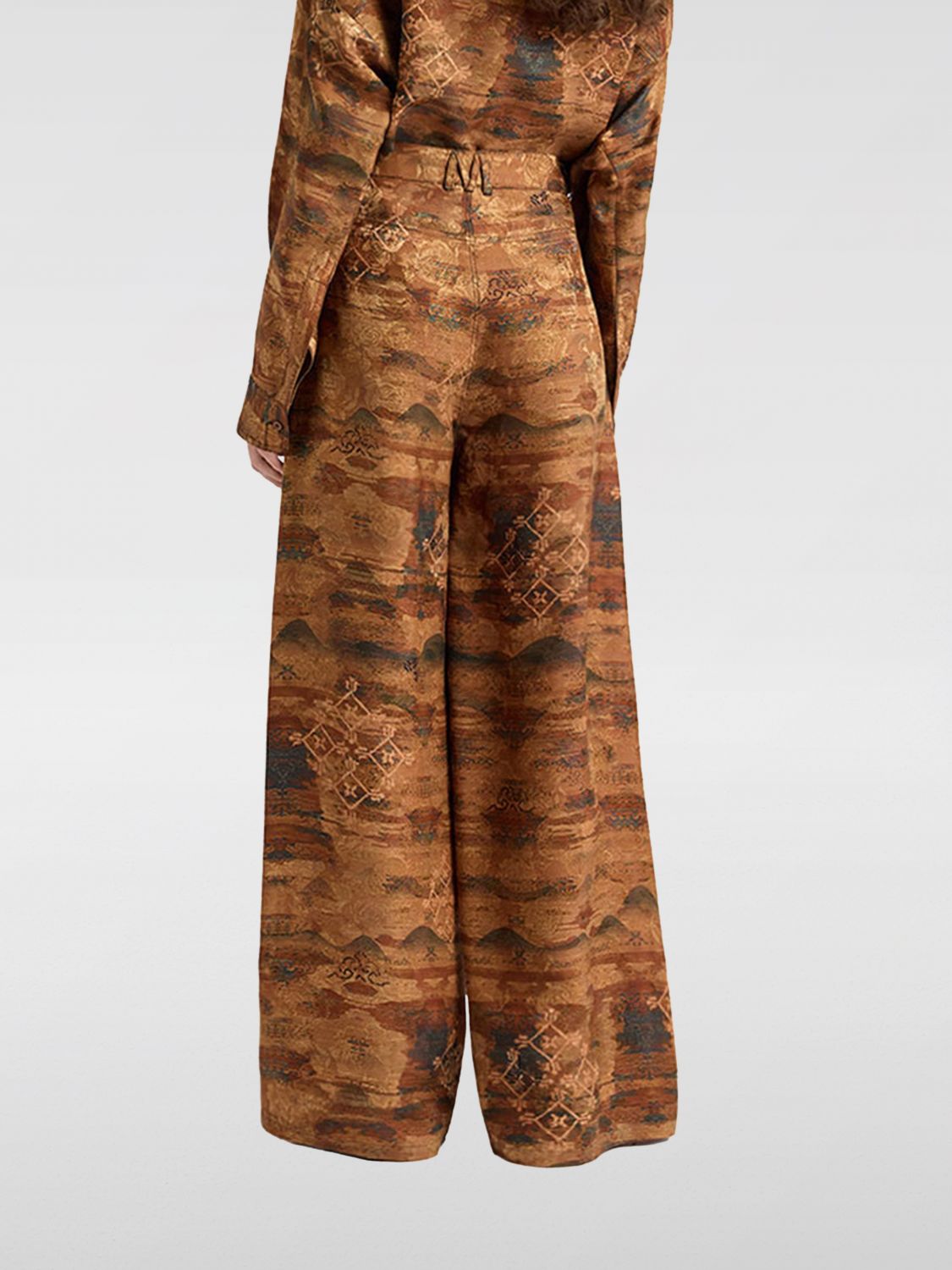 MOMONÌ Pants Woman color Brown