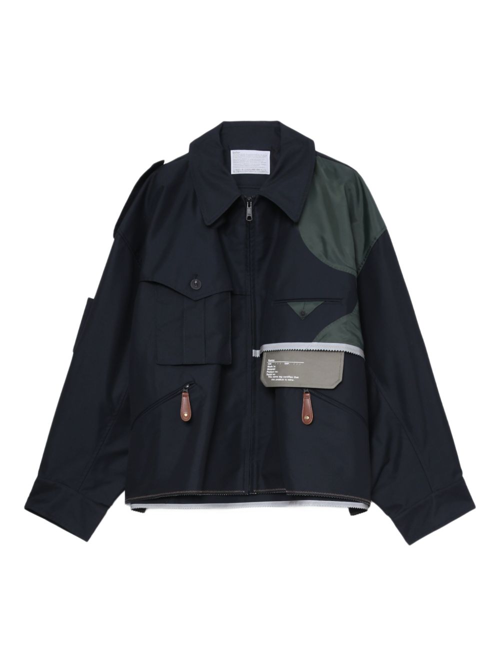 Panelled jacket - Blue