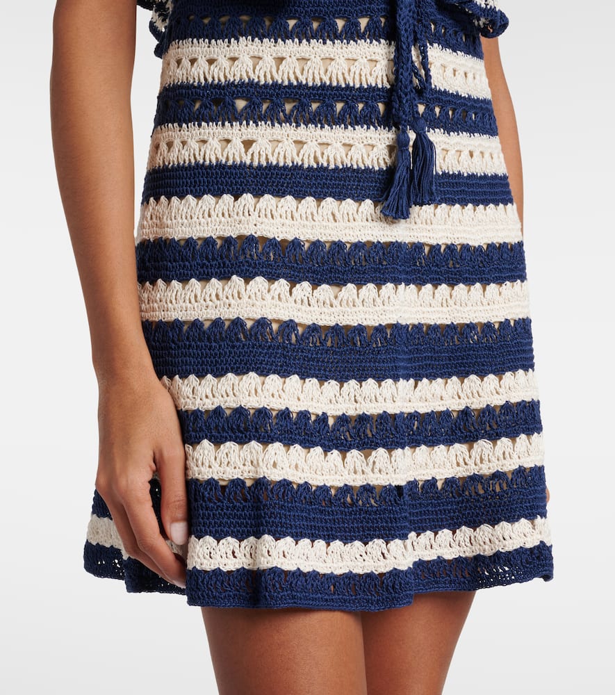 Anna Kosturova Farrah crochet cotton minidress