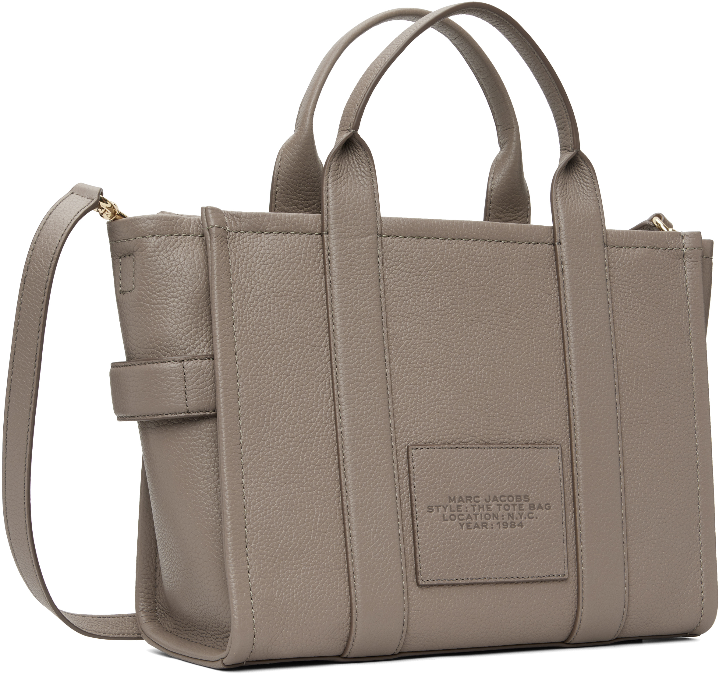 Taupe 'The Leather Medium' Tote