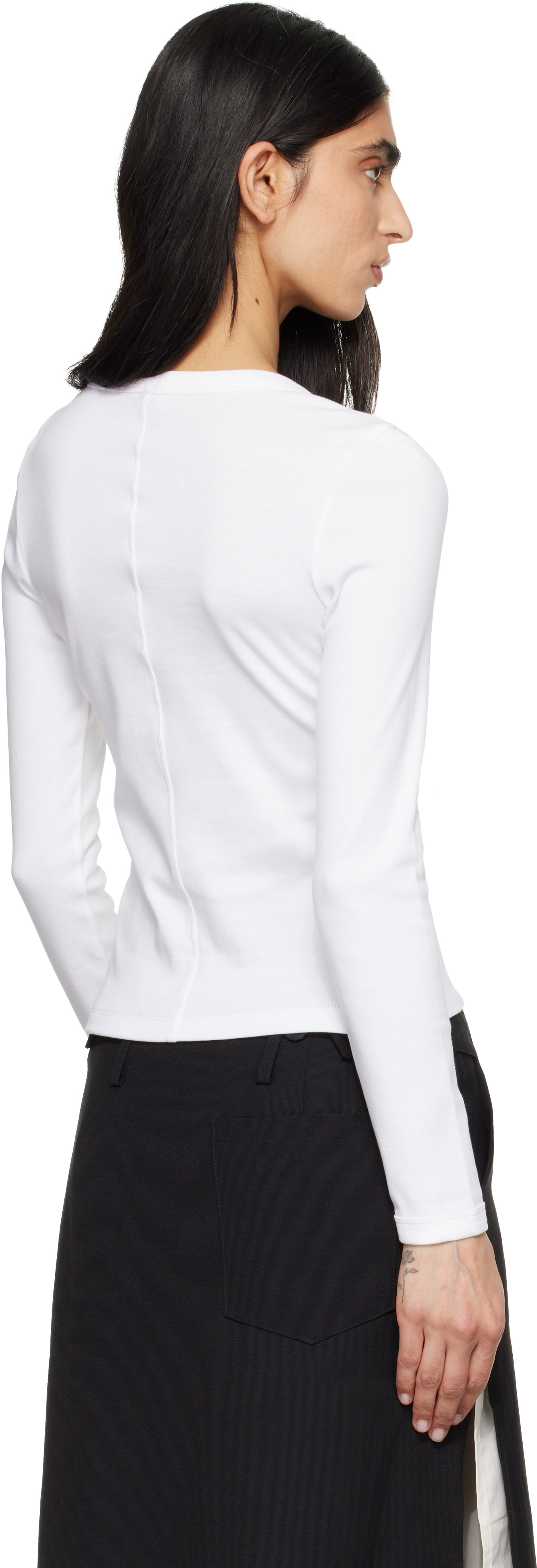 White Dewi Longsleeve T-shirt